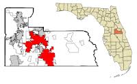 Orlando city limits in red - Source: en.wikipedia.org